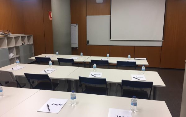Sala lista para la formación